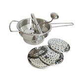 Maxbell Stainless Steel Food Mill Manual Rotary Food Mill for Sauce Baby Food Fruits