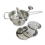 Maxbell Stainless Steel Food Mill Manual Rotary Food Mill for Sauce Baby Food Fruits