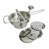 Maxbell Stainless Steel Food Mill Manual Rotary Food Mill for Sauce Baby Food Fruits