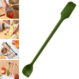 Maxbell Kitchen Silicone Spatula Cosmetics Spatula for Shampoos Ketchup Conditioners Green