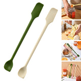 Maxbell Kitchen Silicone Spatula Cosmetics Spatula for Shampoos Ketchup Conditioners Green