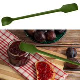 Maxbell Kitchen Silicone Spatula Cosmetics Spatula for Shampoos Ketchup Conditioners Green