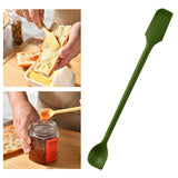 Maxbell Kitchen Silicone Spatula Cosmetics Spatula for Shampoos Ketchup Conditioners Green