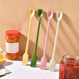 Maxbell Kitchen Silicone Spatula Cosmetics Spatula for Shampoos Ketchup Conditioners White