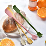 Maxbell Kitchen Silicone Spatula Cosmetics Spatula for Shampoos Ketchup Conditioners White