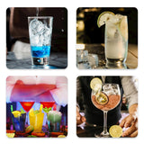 Maxbell Cocktail Strainer Portable Bartender Accessories for Club Restaurant Kitchen Silver