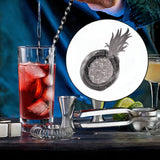 Maxbell Cocktail Strainer Portable Bartender Accessories for Club Restaurant Kitchen Black