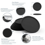 Maxbell 12 Pieces Coffee Coasters Gift Mug Coaster for Hot or Cold Desk Coffee Table