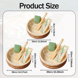 Maxbell Rice Mixing Tub Reusable Mixing Container Sushi Rice Mixing Tub Sushi Bucket S