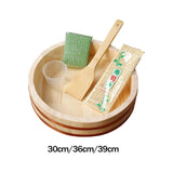 Maxbell Rice Mixing Tub Reusable Mixing Container Sushi Rice Mixing Tub Sushi Bucket S
