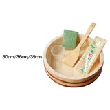 Maxbell Rice Mixing Tub Reusable Mixing Container Sushi Rice Mixing Tub Sushi Bucket S