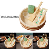 Maxbell Rice Mixing Tub Reusable Mixing Container Sushi Rice Mixing Tub Sushi Bucket S