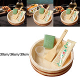 Maxbell Rice Mixing Tub Reusable Mixing Container Sushi Rice Mixing Tub Sushi Bucket S