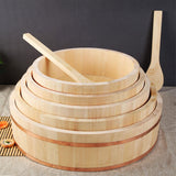 Maxbell Rice Mixing Tub Reusable Mixing Container Sushi Rice Mixing Tub Sushi Bucket L