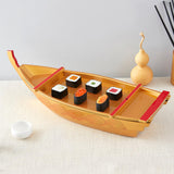 Maxbell Sushi Boat Serving Tray Reusable Smooth Elegant Sashimi Plate