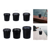 Maxbell Bucket Multipurpose Sturdy with Handle and Lid for Kitchen Construction Home 3L