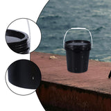 Maxbell Bucket Multipurpose Sturdy with Handle and Lid for Kitchen Construction Home 3L