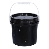 Maxbell Bucket Multipurpose Sturdy with Handle and Lid for Kitchen Construction Home 4L