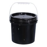Maxbell Bucket Multipurpose Sturdy with Handle and Lid for Kitchen Construction Home 4L