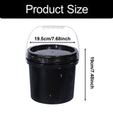 Maxbell Bucket Multipurpose Sturdy with Handle and Lid for Kitchen Construction Home 4L