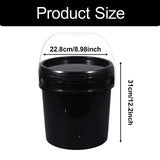 Maxbell Bucket Multipurpose Sturdy with Handle and Lid for Kitchen Construction Home 15L