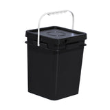 Maxbell Square Bucket with Handle and Lid Food Storage Pail for Dry Food Paint Water 20L