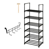 Maxbell Shoe Rack for Entryway Heavy Duty Shoe Organizer for Bedroom Garage Bathroom