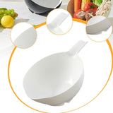 Maxbell Rice Washer Cleaning Kitchen Colander Bowl for Grain Barley Spinach White
