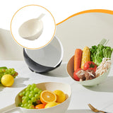 Maxbell Rice Washer Cleaning Kitchen Colander Bowl for Grain Barley Spinach Milk tea