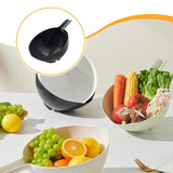Maxbell Rice Washer Cleaning Kitchen Colander Bowl for Grain Barley Spinach black