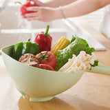 Maxbell Rice Washer Cleaning Kitchen Colander Bowl for Grain Barley Spinach Green