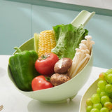 Maxbell Rice Washer Cleaning Kitchen Colander Bowl for Grain Barley Spinach Green