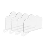 Maxbell 6Pcs Vertical Purse Organizer Closet Organizer for Kitchen Bookcase Bathroom