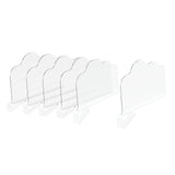 Maxbell 6Pcs Vertical Purse Organizer Closet Organizer for Kitchen Bookcase Bathroom