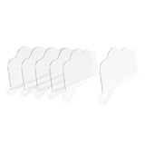 Maxbell 6Pcs Vertical Purse Organizer Closet Organizer for Kitchen Bookcase Bathroom