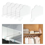 Maxbell 6Pcs Vertical Purse Organizer Closet Organizer for Kitchen Bookcase Bathroom