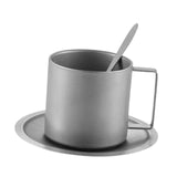 Maxbell Coffee Mug Stainless Steel Smooth 280ml Unbreakable with Handgrip Coffee Cup