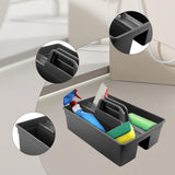 Maxbell Cleaning Tool Basket Utility for Most Cleaning and Housekeeping Carts Garage Gray
