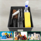 Maxbell Cleaning Tool Basket Utility for Most Cleaning and Housekeeping Carts Garage Gray