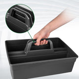 Maxbell Cleaning Tool Basket Utility for Most Cleaning and Housekeeping Carts Garage Gray