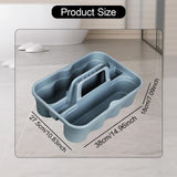 Maxbell Cleaning Tool Basket Utility for Most Cleaning and Housekeeping Carts Garage Blue