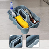 Maxbell Cleaning Tool Basket Utility for Most Cleaning and Housekeeping Carts Garage Blue