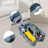 Maxbell Cleaning Tool Basket Utility for Most Cleaning and Housekeeping Carts Garage Blue