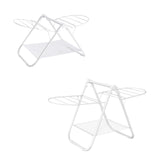 Maxbell Foldable Clothes Drying Rack 2 Wing for Pants Clothes Skirts Patio Apartment S