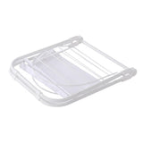 Maxbell Foldable Clothes Drying Rack 2 Wing for Pants Clothes Skirts Patio Apartment S