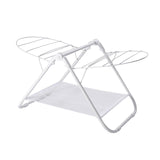 Maxbell Foldable Clothes Drying Rack 2 Wing for Pants Clothes Skirts Patio Apartment S