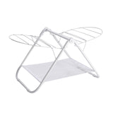 Maxbell Foldable Clothes Drying Rack 2 Wing for Pants Clothes Skirts Patio Apartment S