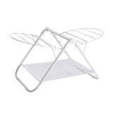Maxbell Foldable Clothes Drying Rack 2 Wing for Pants Clothes Skirts Patio Apartment S