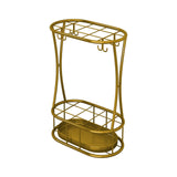 Maxbell 11 Slot Umbrella Storage Rack Stand with Drip Tray for Walking Canes Stylish