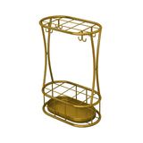 Maxbell 11 Slot Umbrella Storage Rack Stand with Drip Tray for Walking Canes Stylish